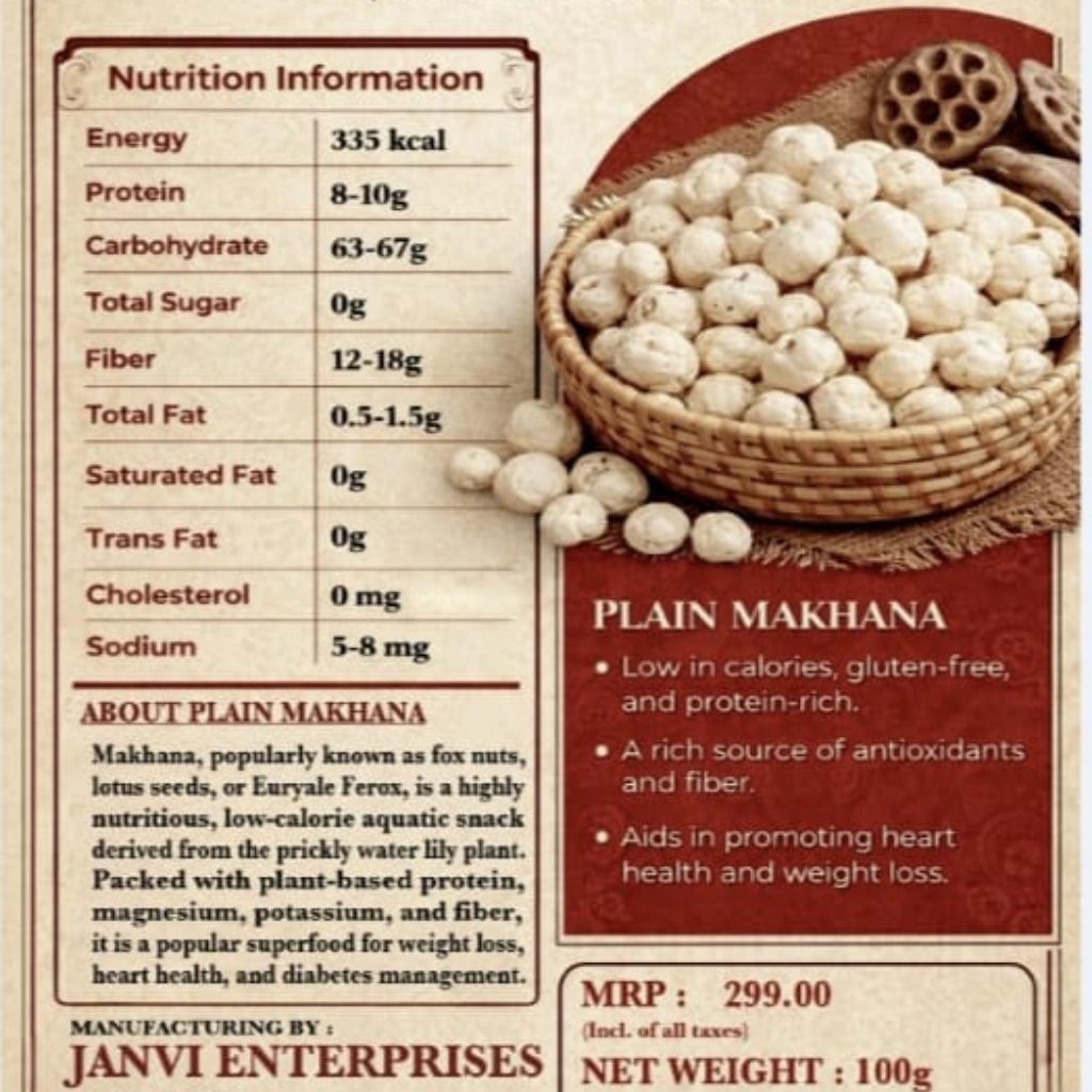 Farm Fresh Makhana – Light, Crunchy & Delicious