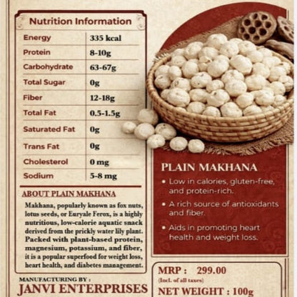 Farm Fresh Makhana – Light, Crunchy & Delicious