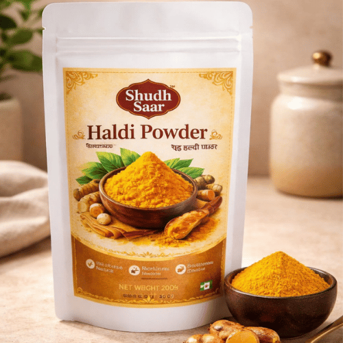 Shudhsaar Pure Haldi Powder – 100% Natural Turmeric