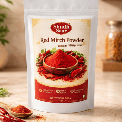 Shudhsaar Pure Red Chilli Powder – 100% Natural Spice